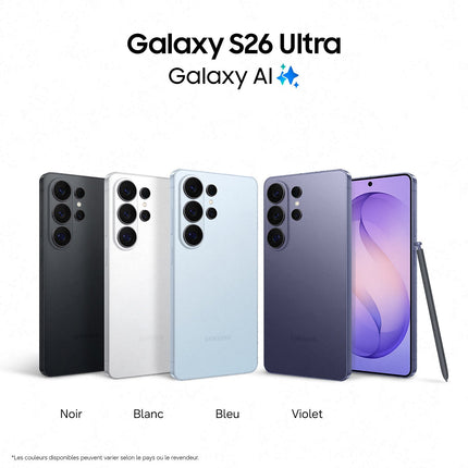 Smartphone SAMSUNG Pack S26 Ultra 5G 256 Go Noir + Buds4 Pro Noir