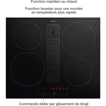 Plaque induction aspirante MIOGO MHI601H Kit recyclage