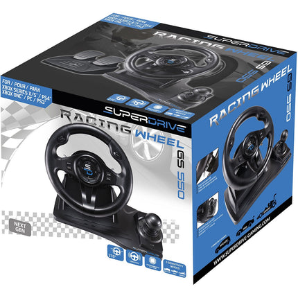 Volant + Levier de vitesses + Pédalier SUBSONIC GS 550 RACING WHEEL