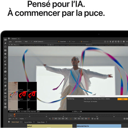 Ordinateur Apple MACBOOK Pro 16" Puce M5 Pro CPU 18 / GPU 20 coeurs Mémoire RAM 24Go Stockage 1To SSD XDR
