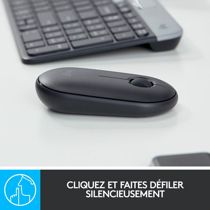 Souris sans fil LOGITECH Pebble M350 Wireless Graphite