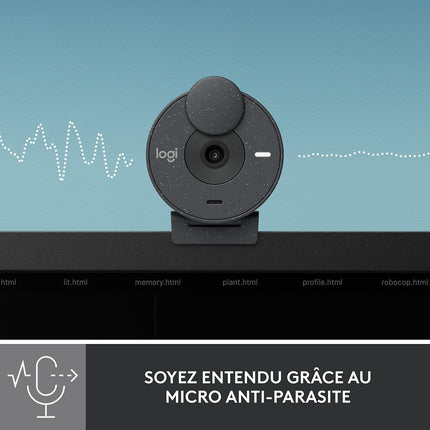 Webcam LOGITECH Brio 300 Full HD avec micro