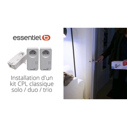 CPL Filaire ESSENTIELB 1000 Duo Gigogne Reconditionné