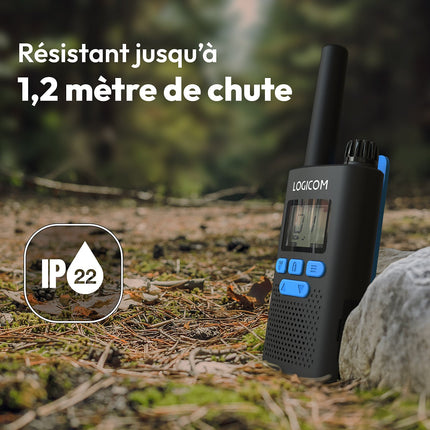 Talkie walkie LOGICOM Talkie Walkie Essentiel Noir