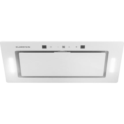Hotte encastrable KLARSTEIN Hektor Eco 72cm 466 m³/h verre A++ blanc