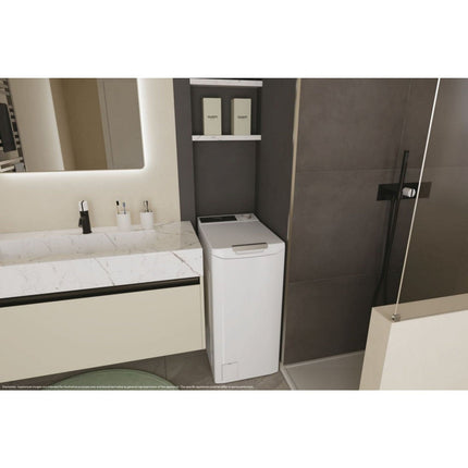 Lave linge top CANDY TCA474TM5-S
