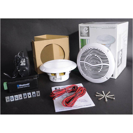 Enceinte encastrable E-AUDIO HP 2x15W de Plafond avec Bluetooth