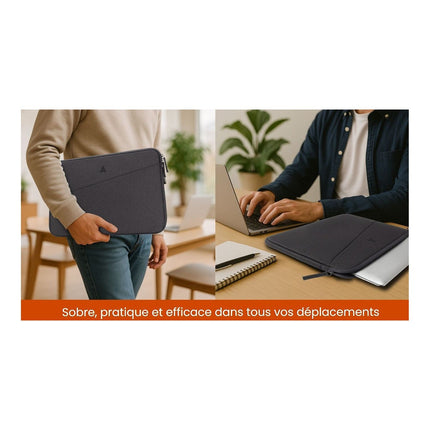 Housse ADEQWAT 13-14'' gris chiné