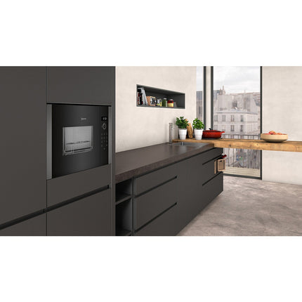 Micro ondes grill encastrable NEFF HLAGD53G0, N50, Graphite-Grey