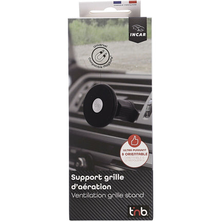 Support smartphone TNB Magsafe pour grille d'aération noir