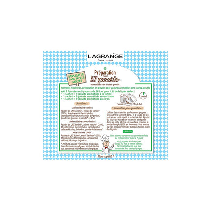 Ferment lactique LAGRANGE BIO arome