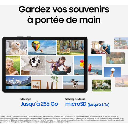 Tablette Android SAMSUNG Galaxy Tab A11+ Wifi 128Go Gris