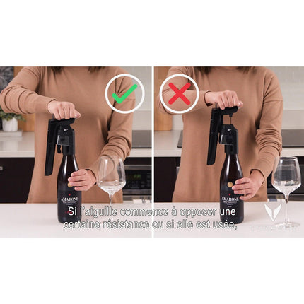 Aiguille à vin CORAVIN de Service Rapide
