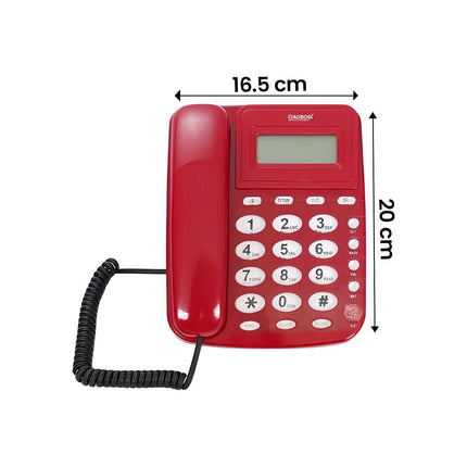 Téléphone sans fil AVIZAR avec Écran LCD / Redial / Alarme / Flash