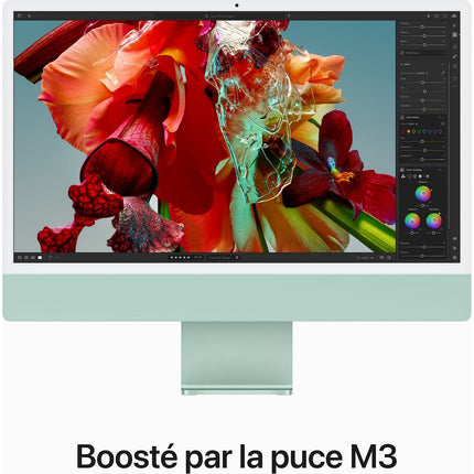 Ordinateur Apple IMAC 24' M3 8Go 256Go CPU 8 GPU 10 Vert Reconditionné