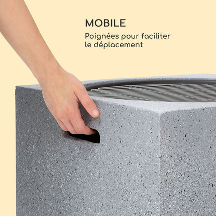 Brasero BLUMFELDT Monolith - Gris foncé