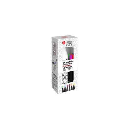 Bouteille LES ARTISTES Creative Color Set Dino mat 500ml