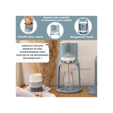 Préparateur biberon BEABA Bib Expresso Bleu Baltique