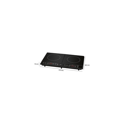 Domino induction CLATRONIC DKI3609-noir