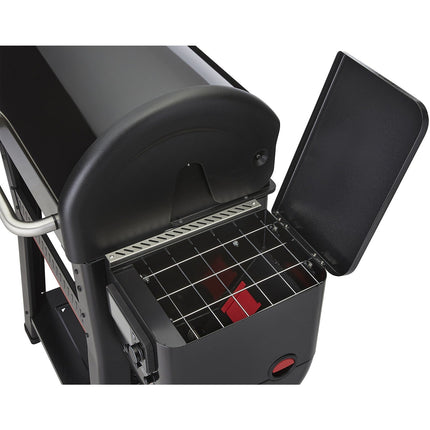 Barbecue pellet WEBER Searwood 600 black, sur chariot, surface de cuisson 61 x 45cm, thermostat digital