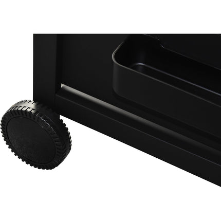 Barbecue gaz LISTO BGZ L1 noir 3 brûleurs sur chariot, 51x34 cm