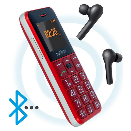 Téléphone portable MYPHONE Halo Easy Senior Bouton SOS Rouge