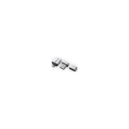 Clé OTG pour micro USB MEDIA-RANGE 32go USB et micro USB 2.0 argent