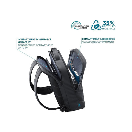 Sac à dos MOBILIS Sac PC Portable 14-17'' 35% Recyclé Noir