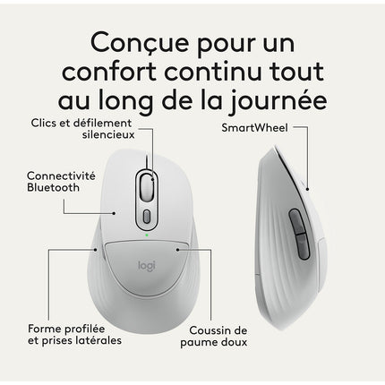 Souris sans fil LOGITECH M850 L OFFWHITE