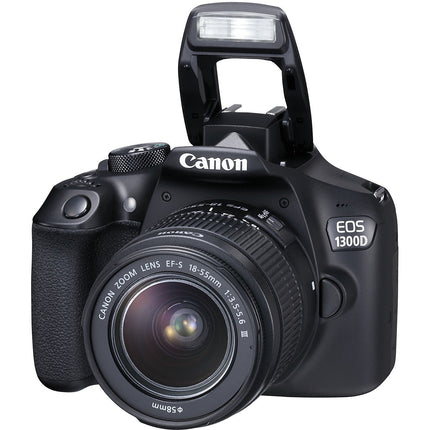 Appareil photo Reflex CANON EOS 1300D + 18-55 DC III + Etui + SD 8Go Reconditionné
