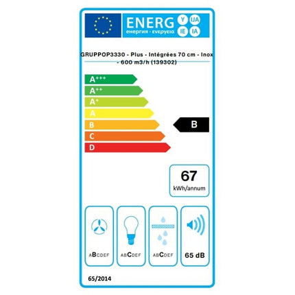 Hotte encastrable FALMEC GRUPPOP3330