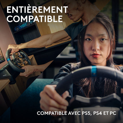 Volant + Pédalier LOGITECH G923 PS4/PS5/PC