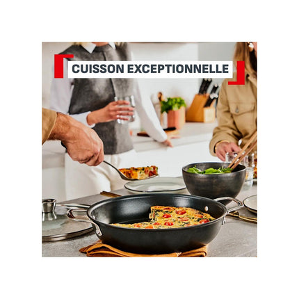 Sauteuse TEFAL 28cm Excellence + avec couvercle