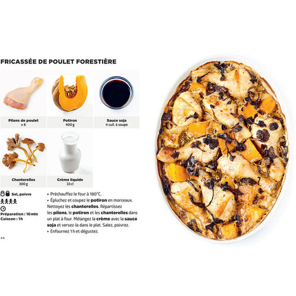 Livre de cuisine HACHETTE Simplissime 100 recettes 1 plat et
