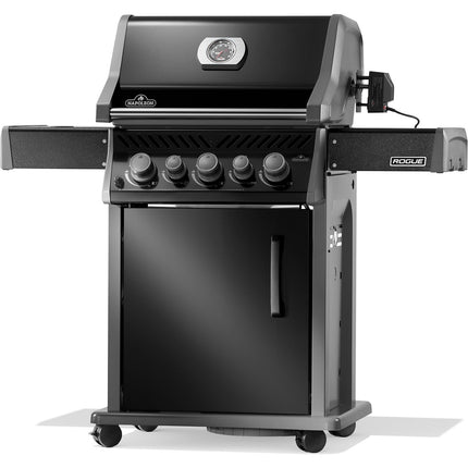 Barbecue gaz NAPOLEON Rogue RB425RSBPK-2-FR-R noir 5 bruleurs sur chariot, 60x45 cm