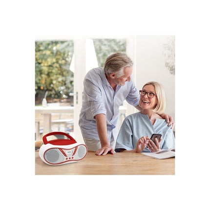 Radio CD MOOOV Lecteur CD Cherry avec radio FM et port