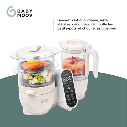 Mixeur Cuiseur Bébé BABYMOOV Nutribaby + Opal Green
