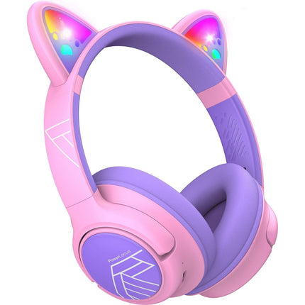 Casque POWERLOCUS PowerLocus Bobo Violet avec oreilles