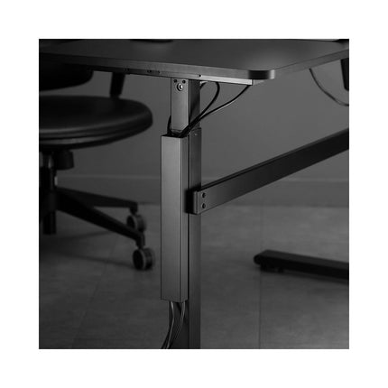 Goulotte range-câbles KIMEX Goulotte Passe-câbles magnétique, Noir