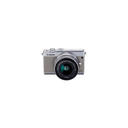 Appareil photo Hybride CANON EOS M100 Gris+15-45mm+Etui+SD 16Go Reconditionné