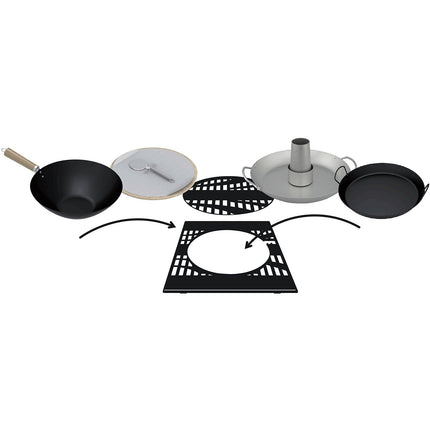 Barbecue gaz CAMPINGAZ 3 SERIES CLASSIC WLX inox 3 brûleurs sur chariot, 61x45 cm
