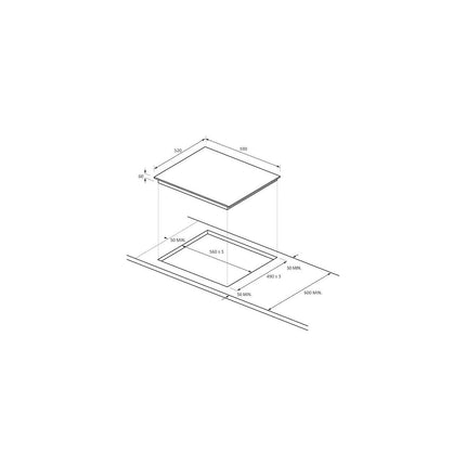 Plaque induction CANDY CTP644SCBB