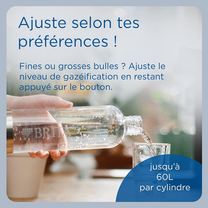 Machine à soda BRITA sodaone blanche