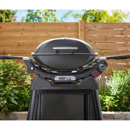 Barbecue gaz WEBER Q 2800N black, sur chariot, 2 brûleurs, surface de cuisson 51x41 cm