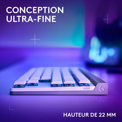 Clavier gamer sans fil LOGITECH G515 Lightspeed TKL tactile