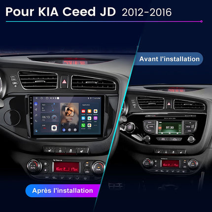 Autoradio connecté JUNSUN pour Kia Ceed JD 2012-2016 1+32G Carplay