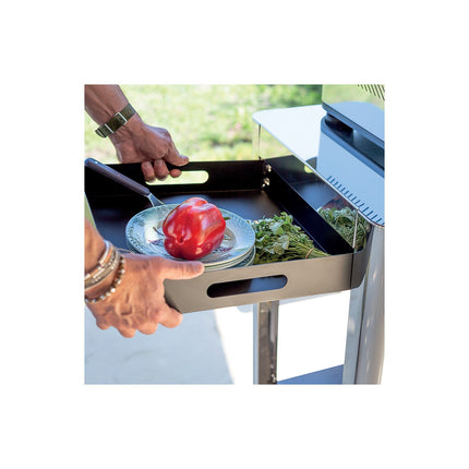 Chariot Plancha ENO ACHILLE Porte Inox compatible plancha ENO