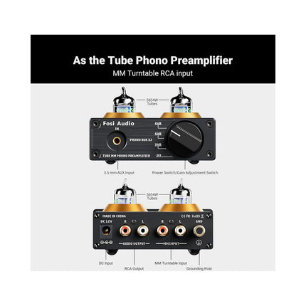 Préampli phono FOSI AUDIO Box X2