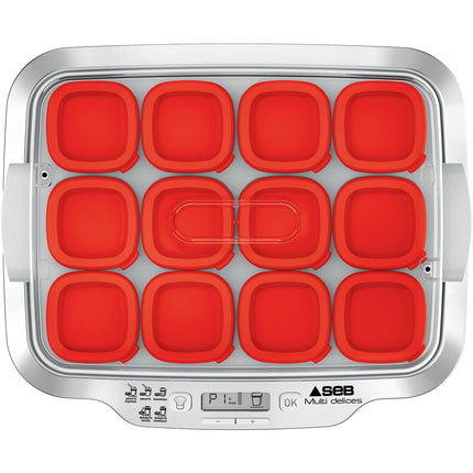 Yaourtière et fromagère SEB YG661500 MULTIDELICES Express 12 pots