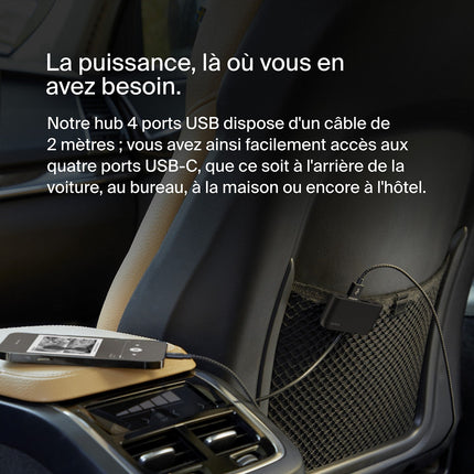 Hub BELKIN 4 en 1 USB-C noir